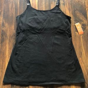 Gilligan & O'Malley Black Tank Top